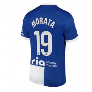 Atletico Madrid Alvaro Morata #19 Bortatröja 2023-24 Kortärmad